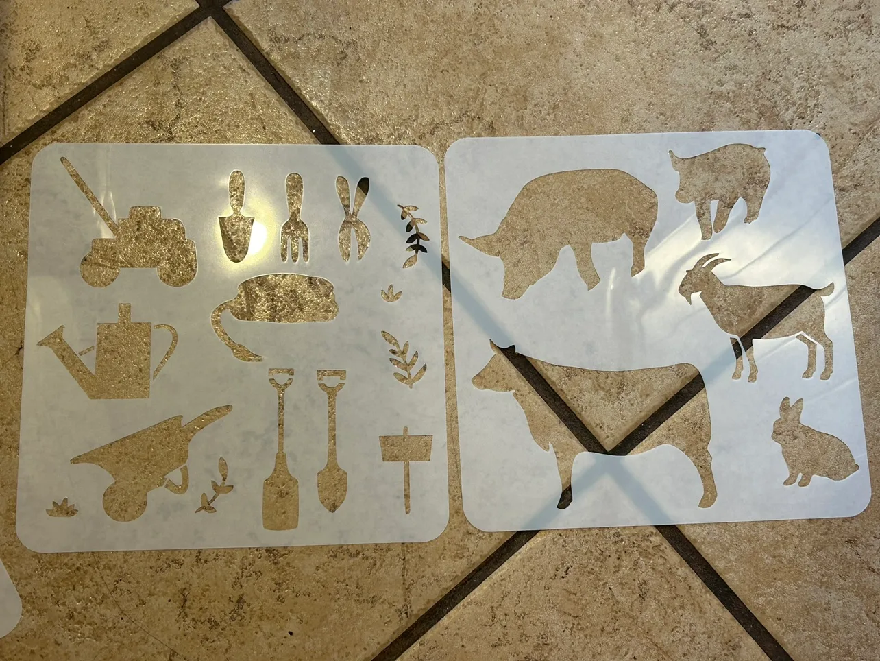 Farm/Country Themed Stencil Set image indicator(3)