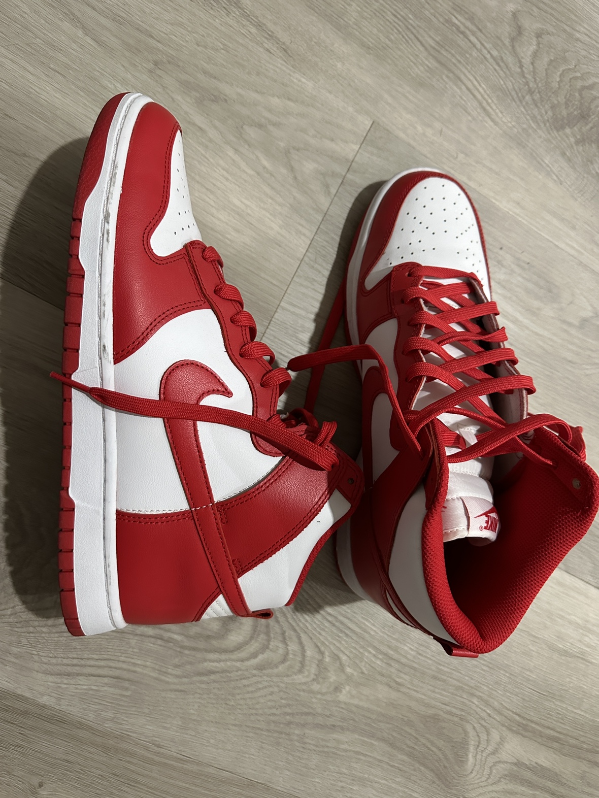 Nike Dunk High Red - photo 5