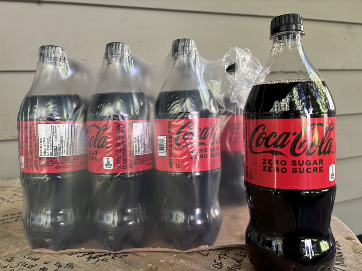 Coca-Cola Zero Sugar 1L Bottles (11 total Pack)