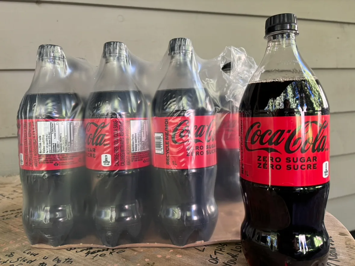 Coca-Cola Zero Sugar 1L Bottles (11 total Pack) thumbnail