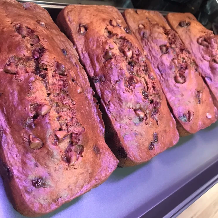 Healthy Chocolate Chip Banana Bread - Home Baked thumbnail