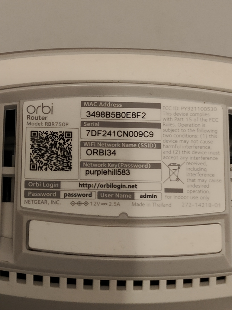 Orbi Router RBR750P - photo 2