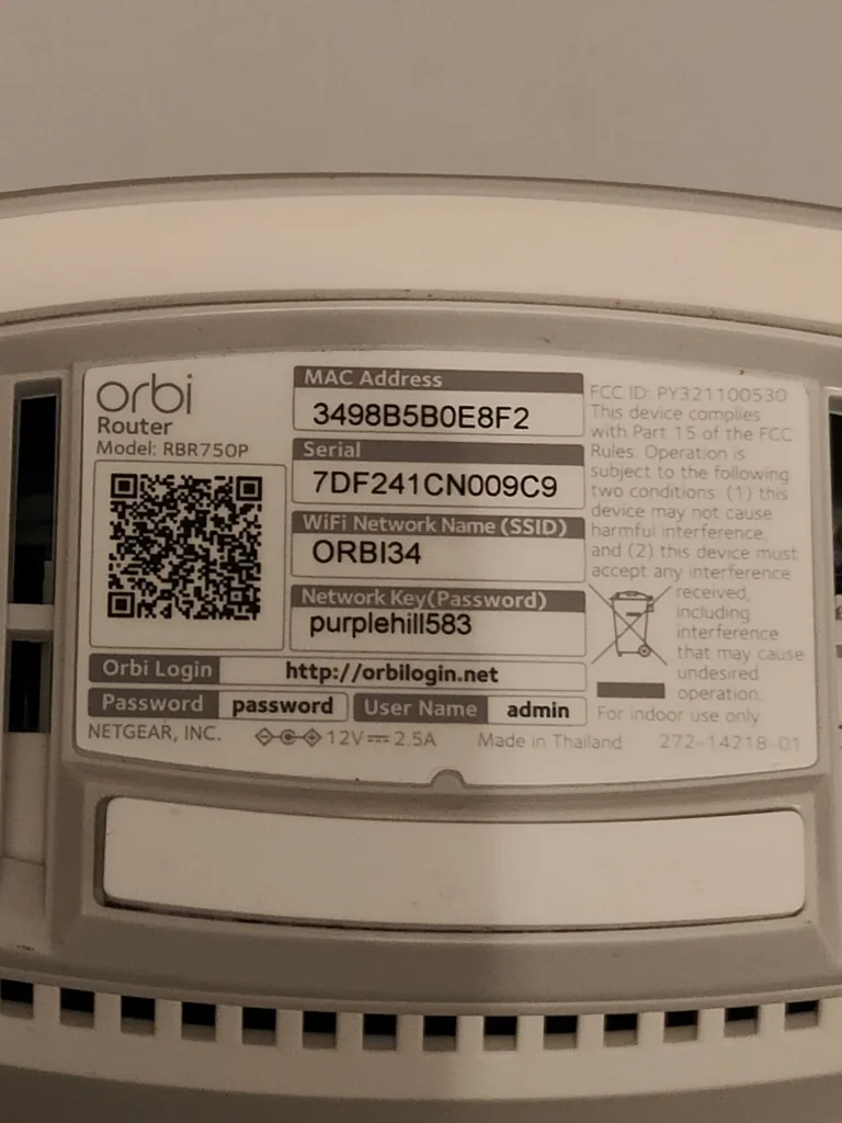 Orbi Router RBR750P image indicator(2)