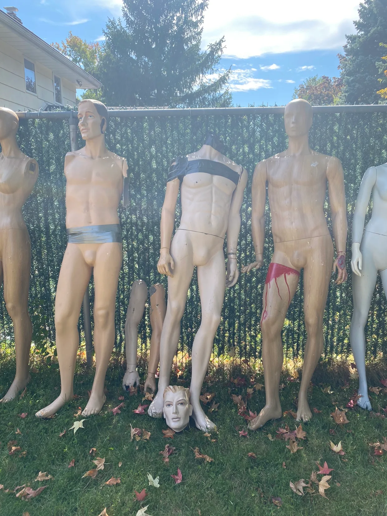 Mannequin  display body forms Halloween Props decoration image indicator(4)