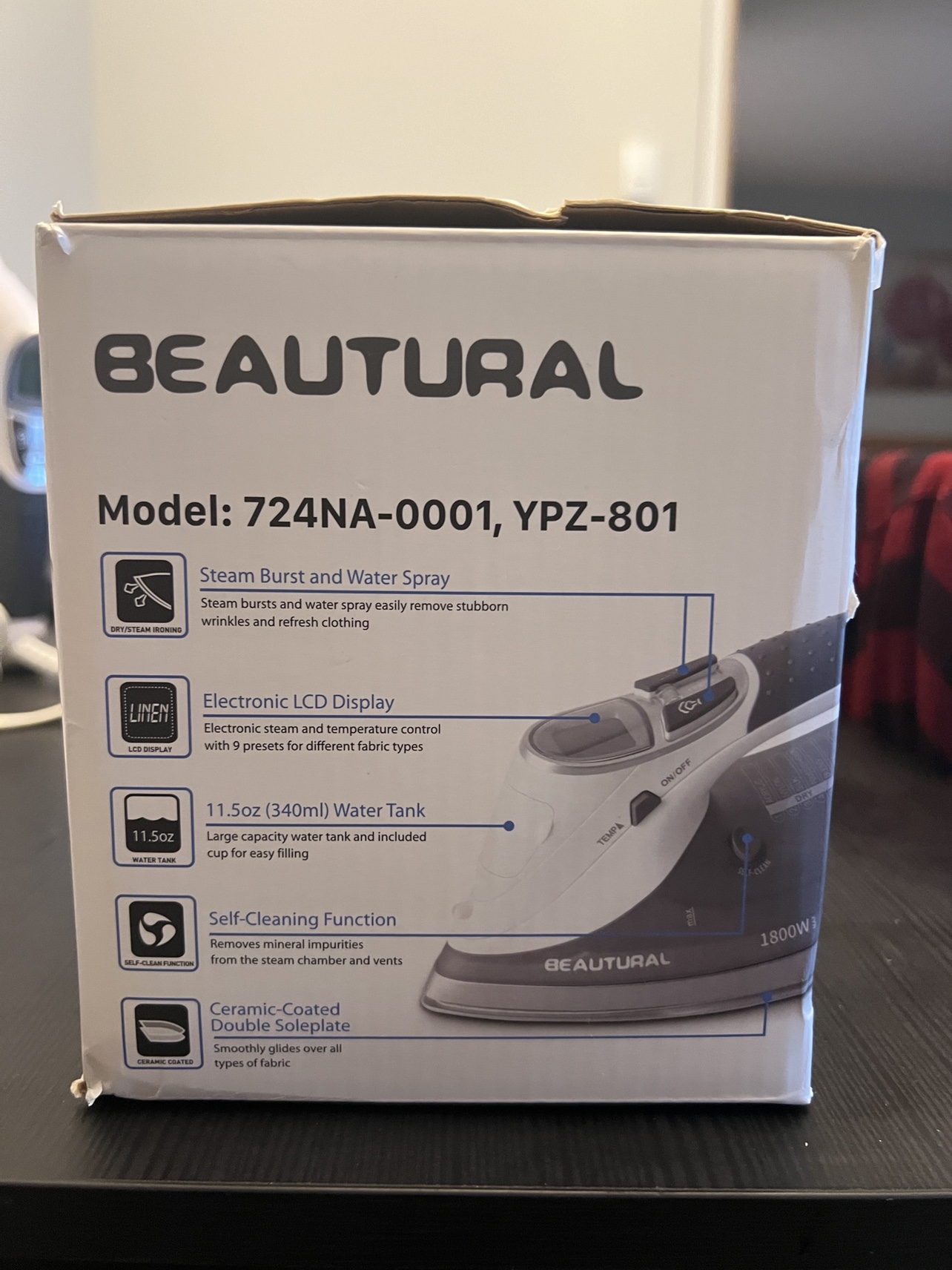 BEAUTURAL Steam Iron - photo 3