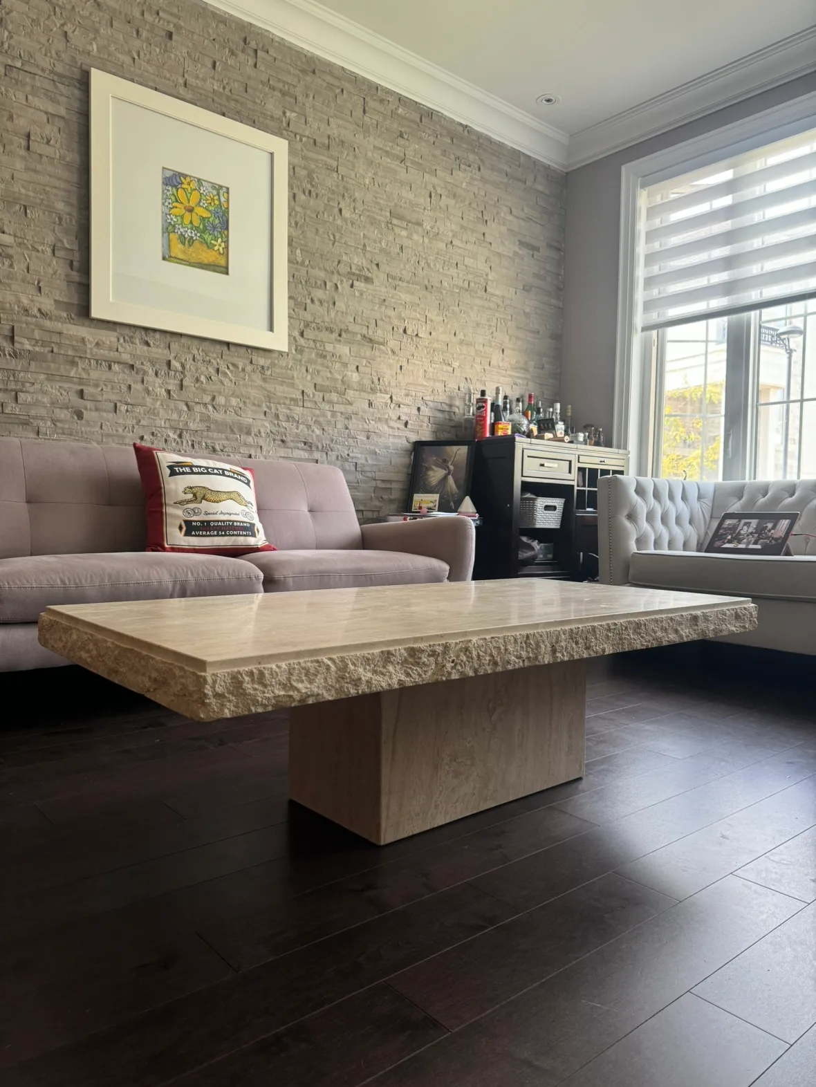Beige mordern marbel Coffee Table thumbnail
