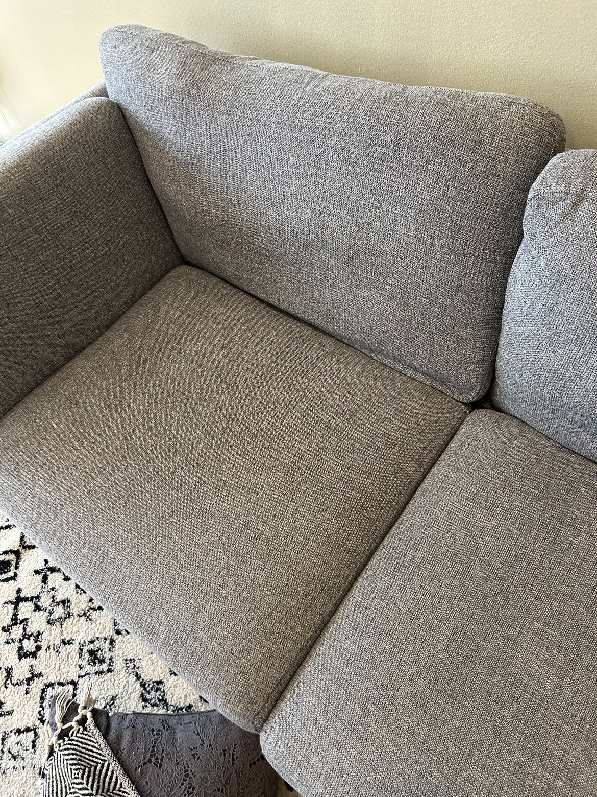 Grey Chaise Sofa - photo 4