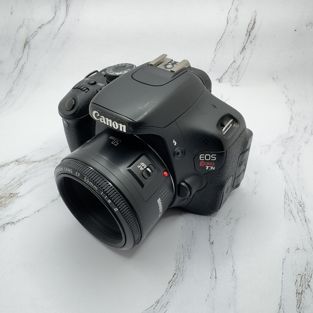 Canon Rebel T3i with 50mm Prime Lens, Two Batteries, 8 gb card, - photo 3