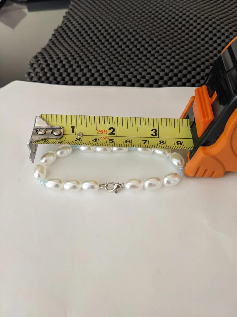 Faux Pearl Elastic Stretch Bracelet image indicator(4)