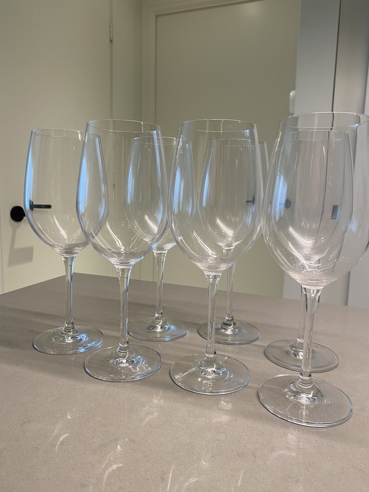 Set of 7 Wine Glasses
