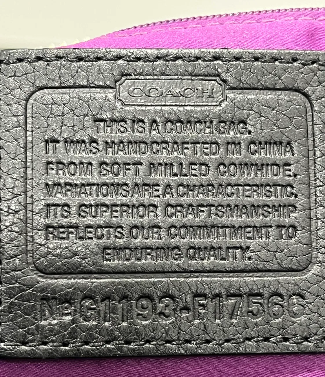 Coach Black Leather Purse image indicator(2)