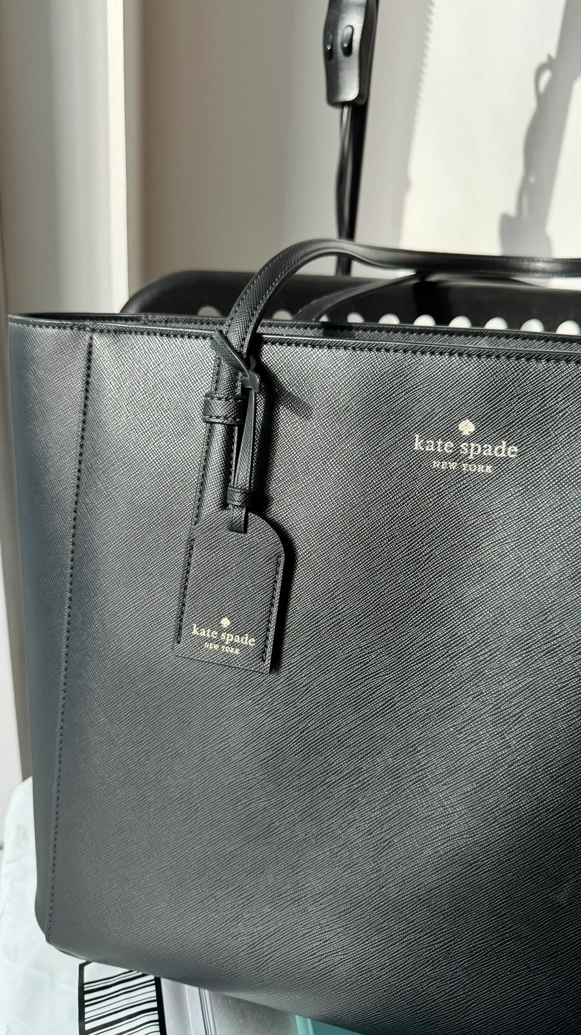 Kate Spade Black Tote Bag For school/office thumbnail