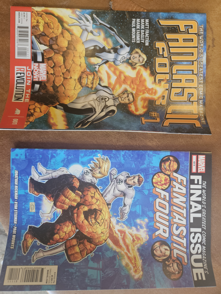 Marvel Avengers and Fantastic Four Comics