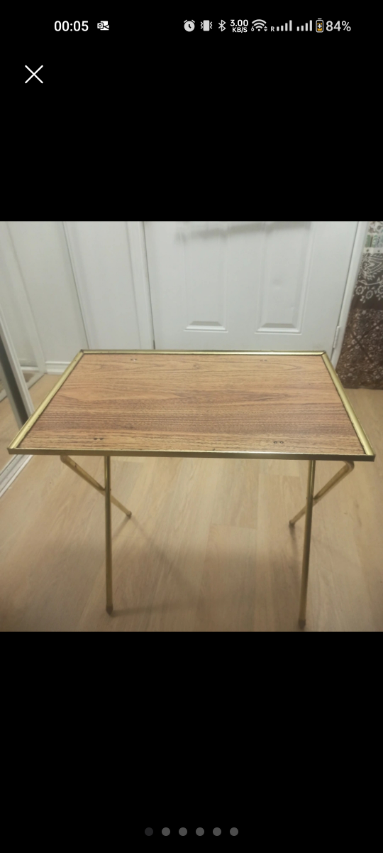 Vintage Folding TV tray(food tray)