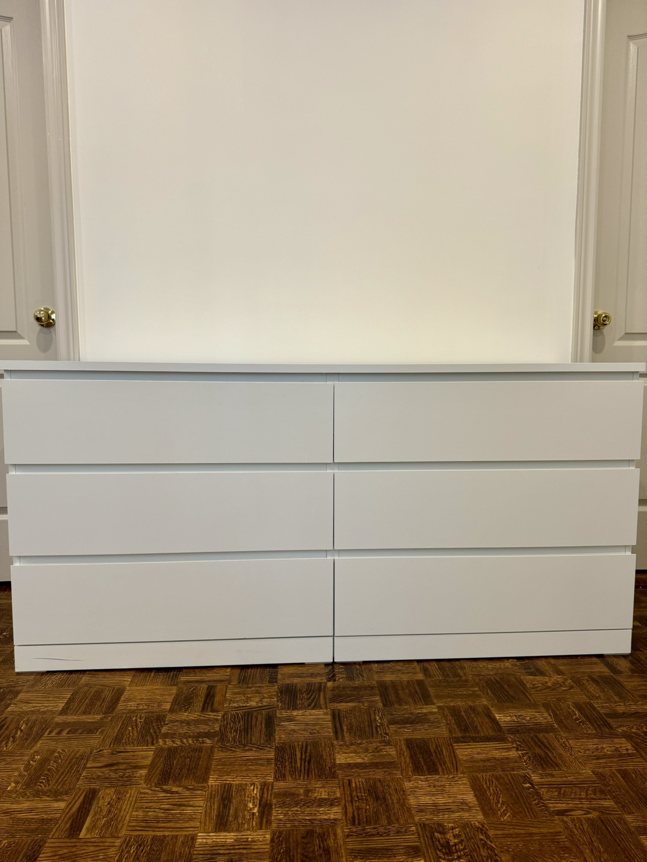 White 6-Drawer Dresser - MUST GO