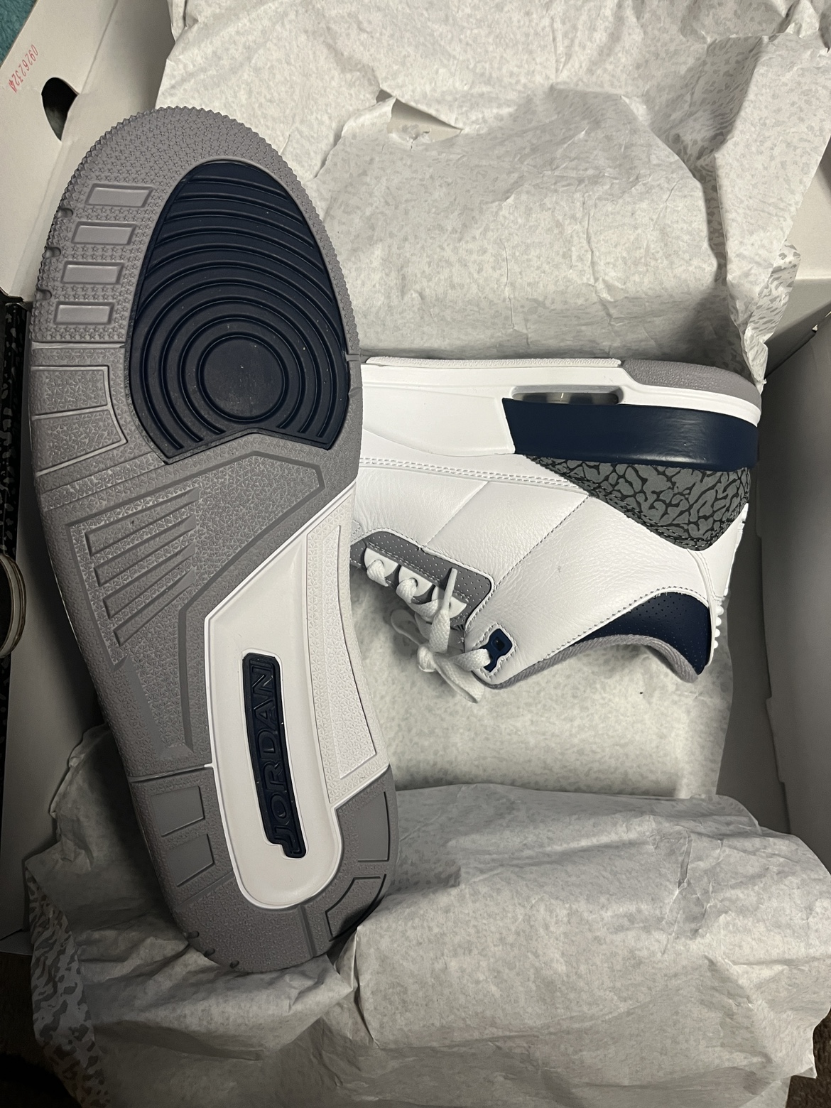 Jordan 3 Midnight Navy - photo 2