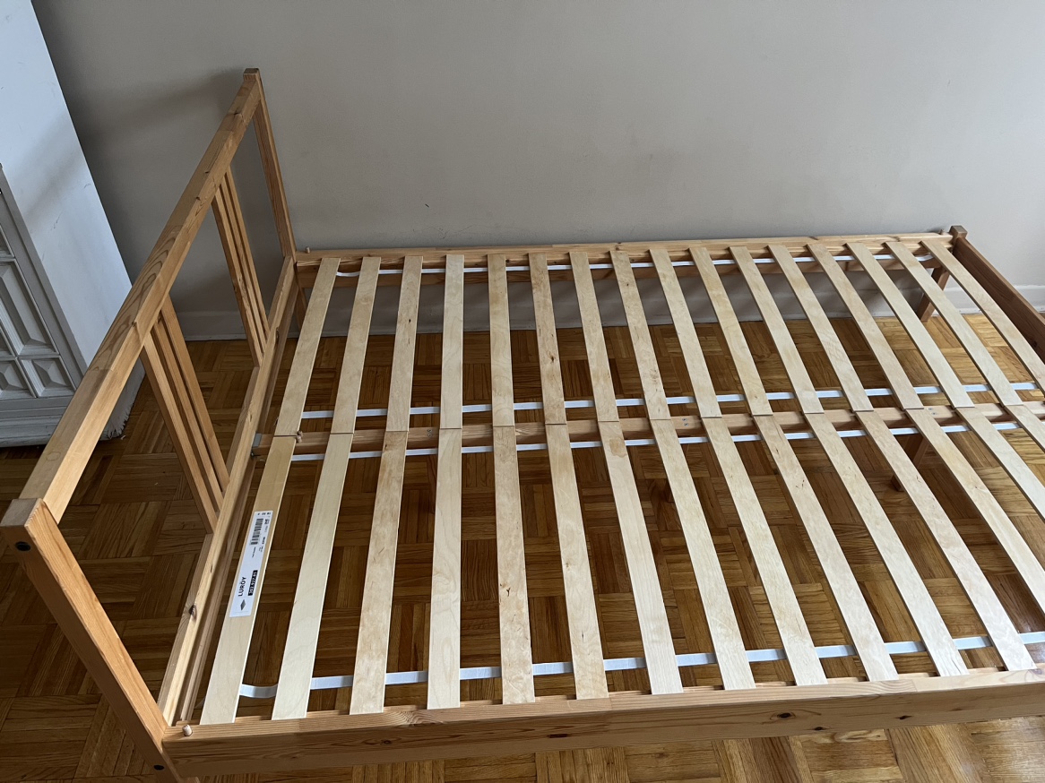 IKEA Double Bed Frame with Slats - photo 2