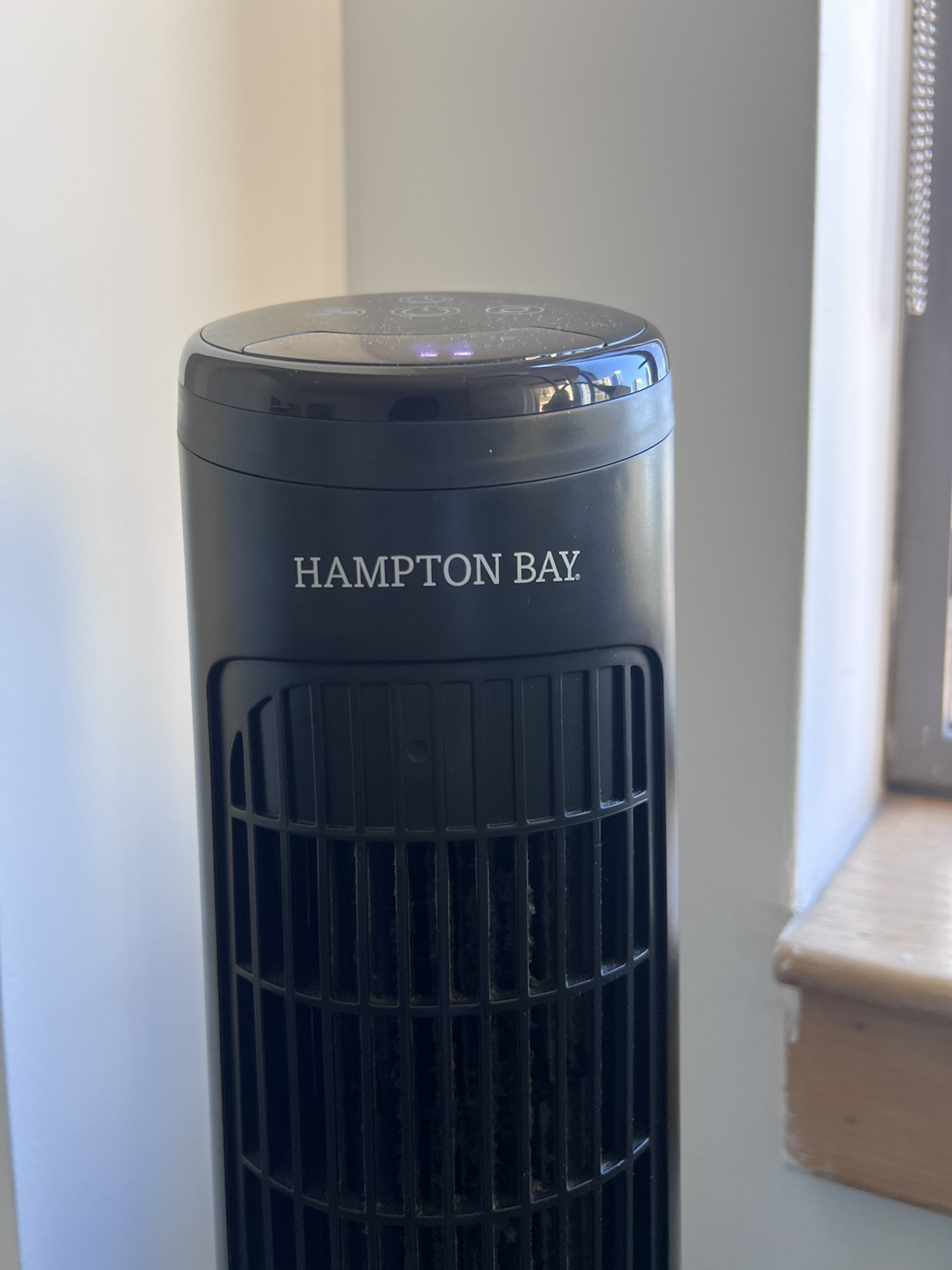 Hampton Bay Oscillating Tower Fan- BLACK - photo 3