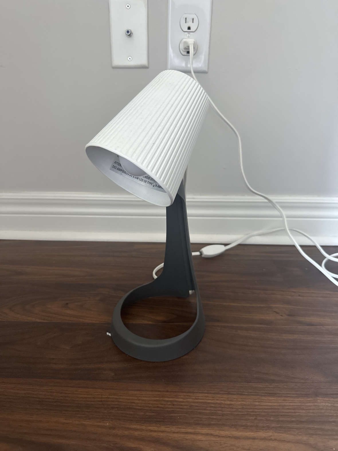 White and Grey Desk Lamp