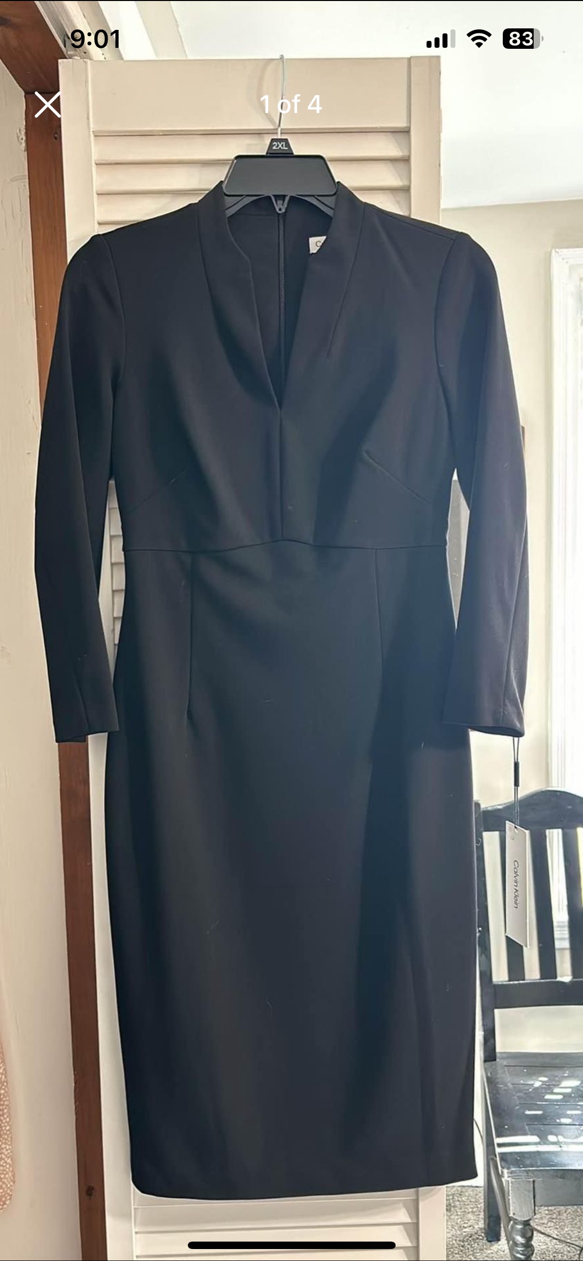 Calvin Klein Black Dress size 2