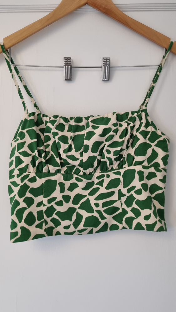 Ruched Bustier Crop Top