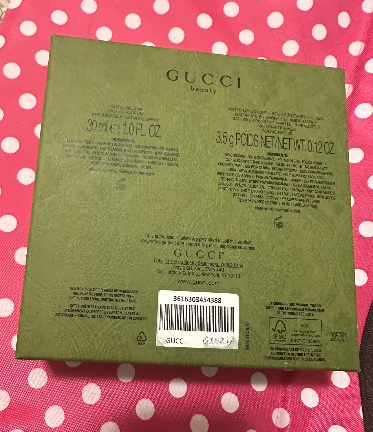 Gucci Bloom Perfume and Lipstick Set image indicator(3)