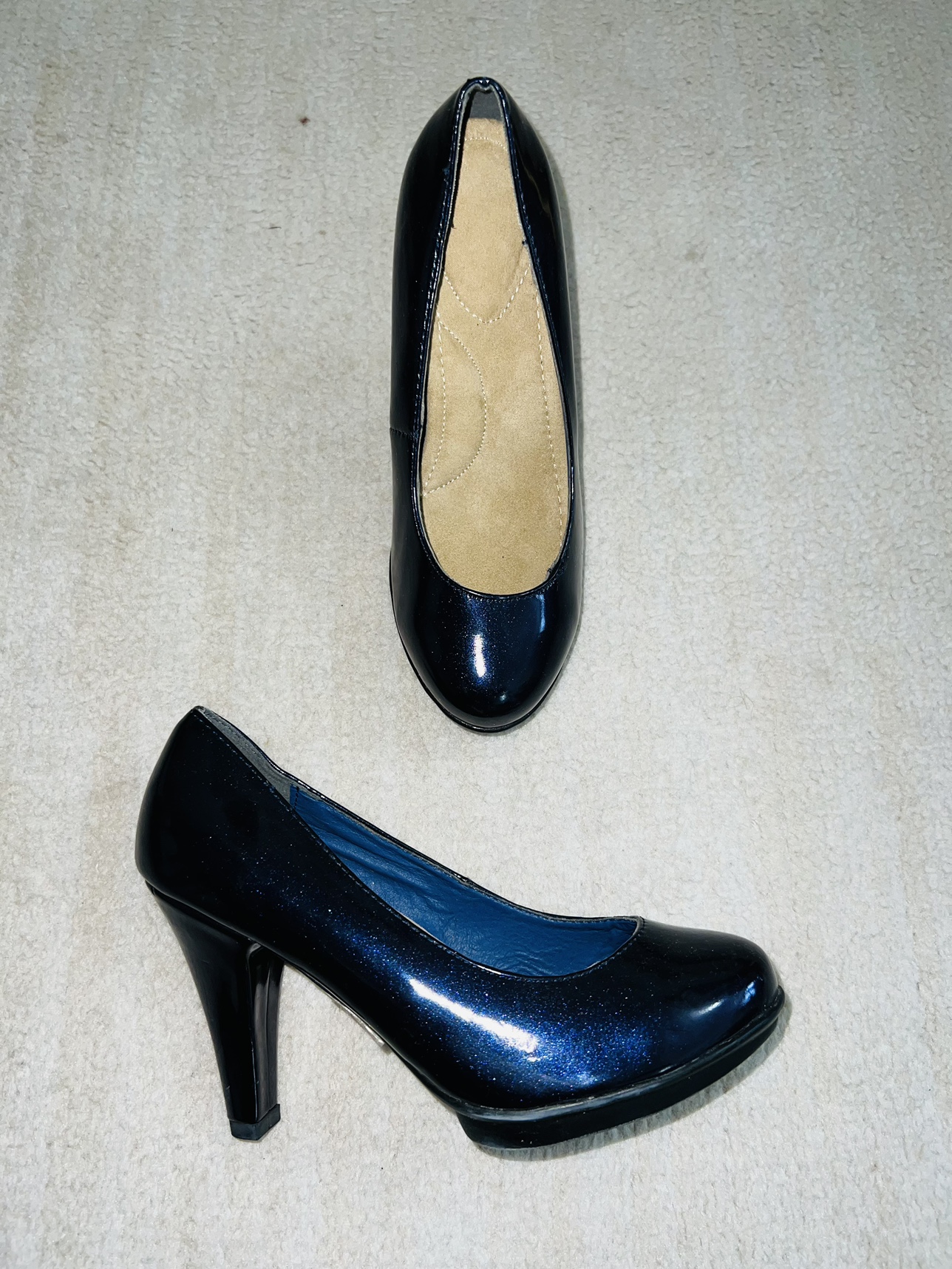 Sexy Navy Sparkling Blue