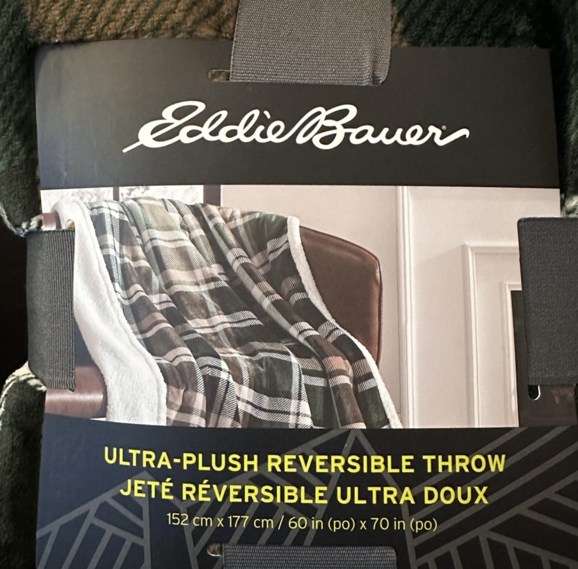 Eddie Bauer Ultra-Plush Reversible Throw - photo 3