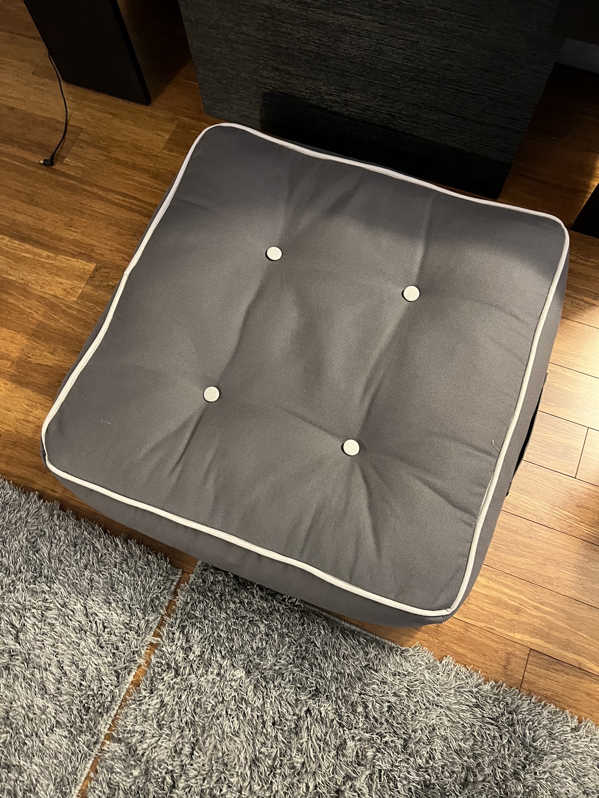 Floor Cushion x 2 (cream and grey colour) - photo 4