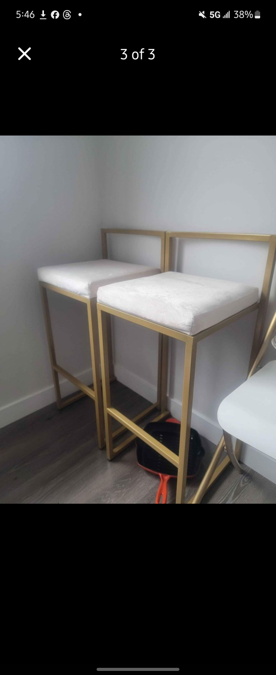 Gold Bar Stools