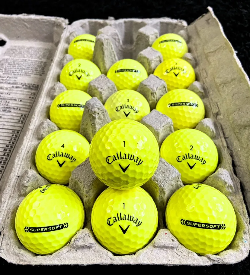 15 Callaway Supersoft Yellow Golf Balls thumbnail