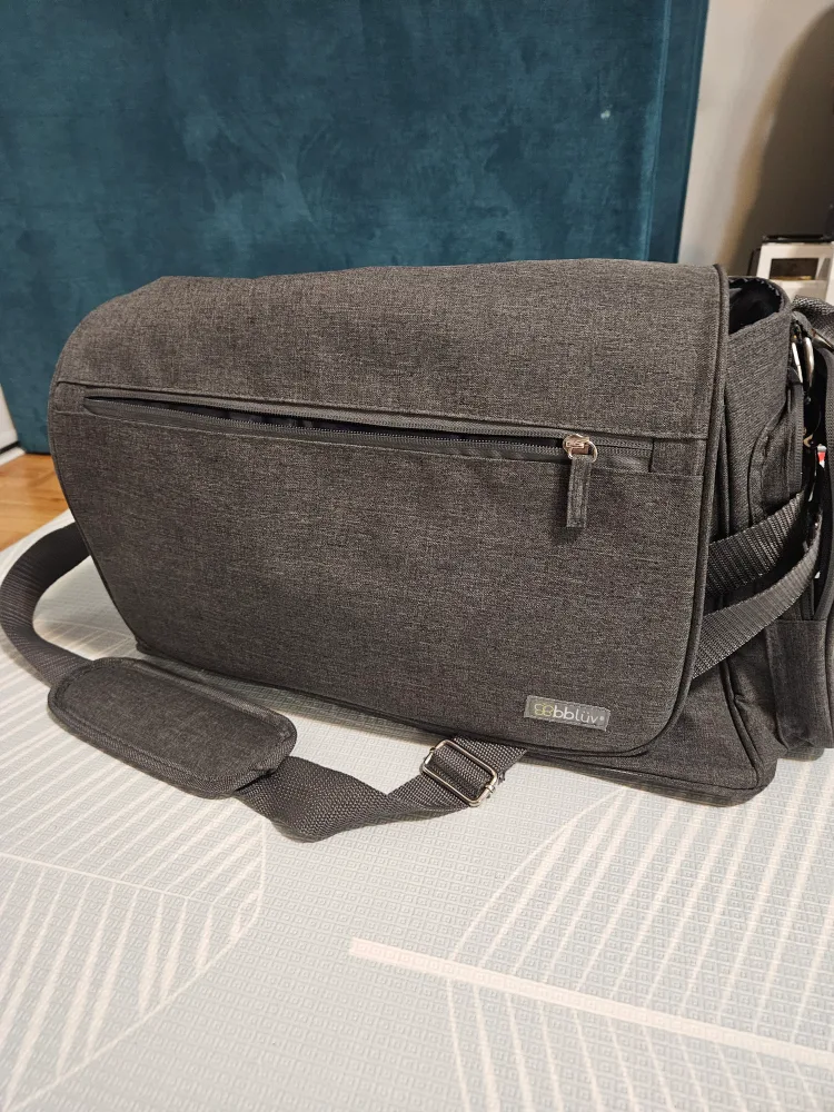 Pebble Grey Diaper Bag thumbnail