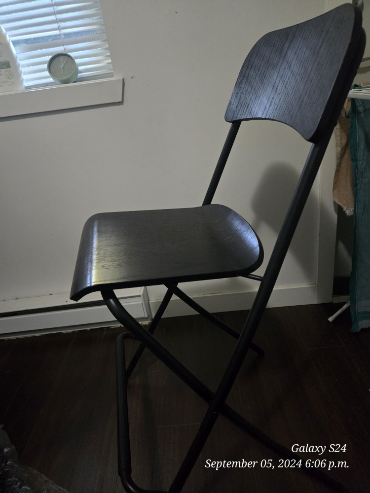 Black Folding Chair