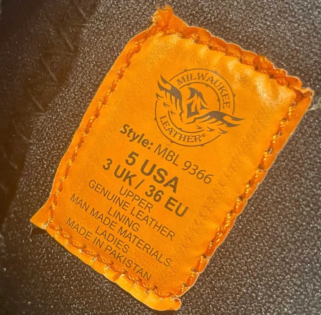 Milwaukee Leather® Women's Black Boots image indicator(6)