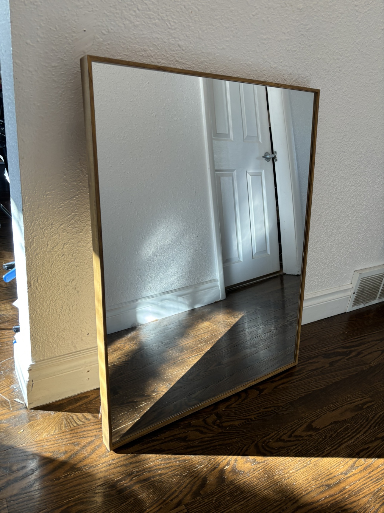 Large Wood Framed Mirror - photo 3
