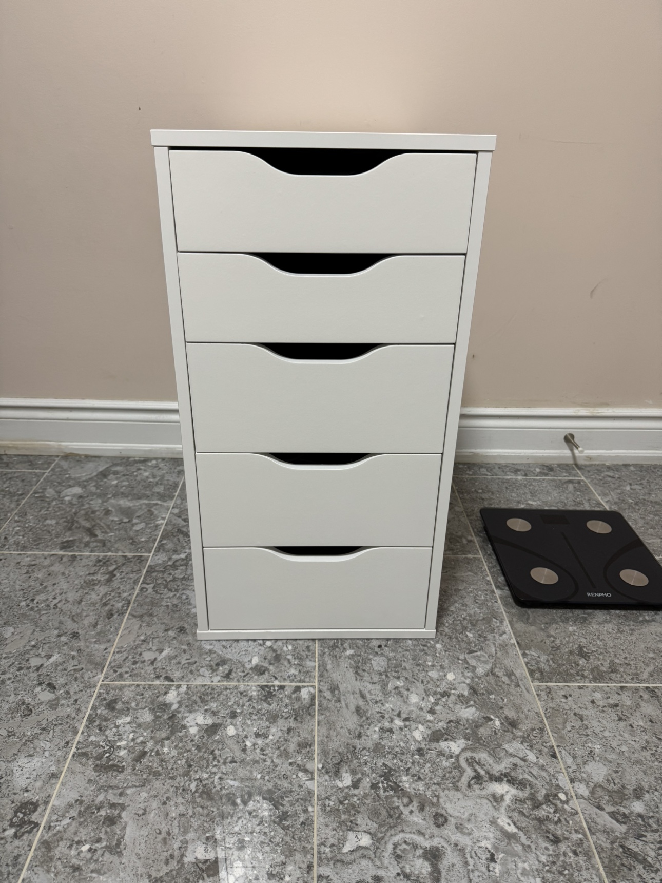 Alex IKEA White office 5-Drawer