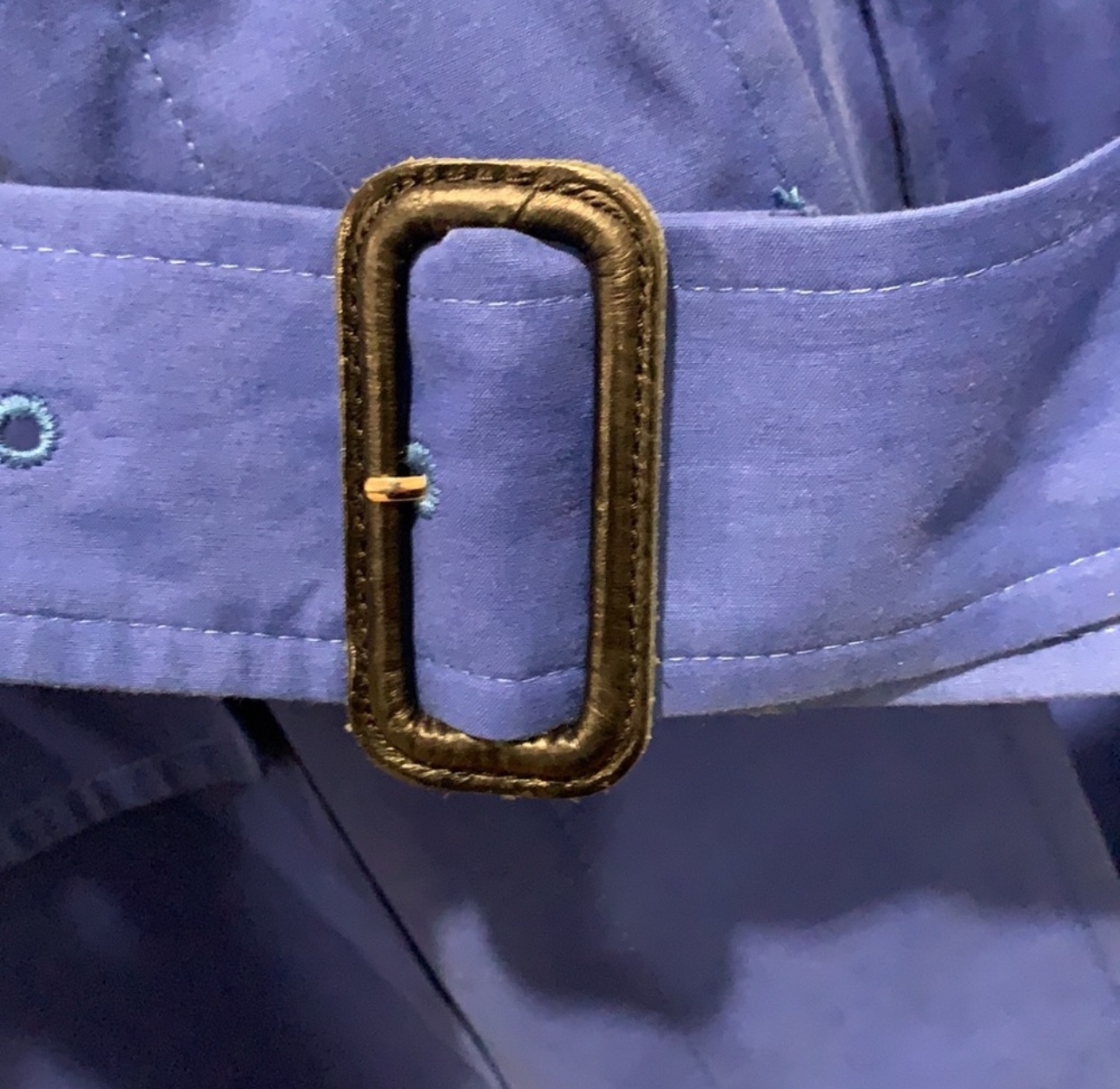 Burberry Blue Trench Coat - photo 5