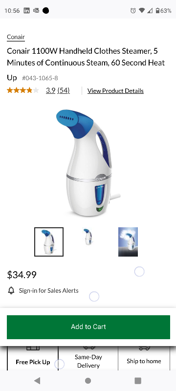 Conair Travel Fabric Steamer - photo 3