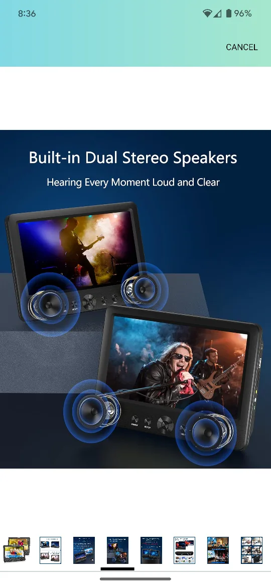 Dual Screen DVD Player image indicator(3)