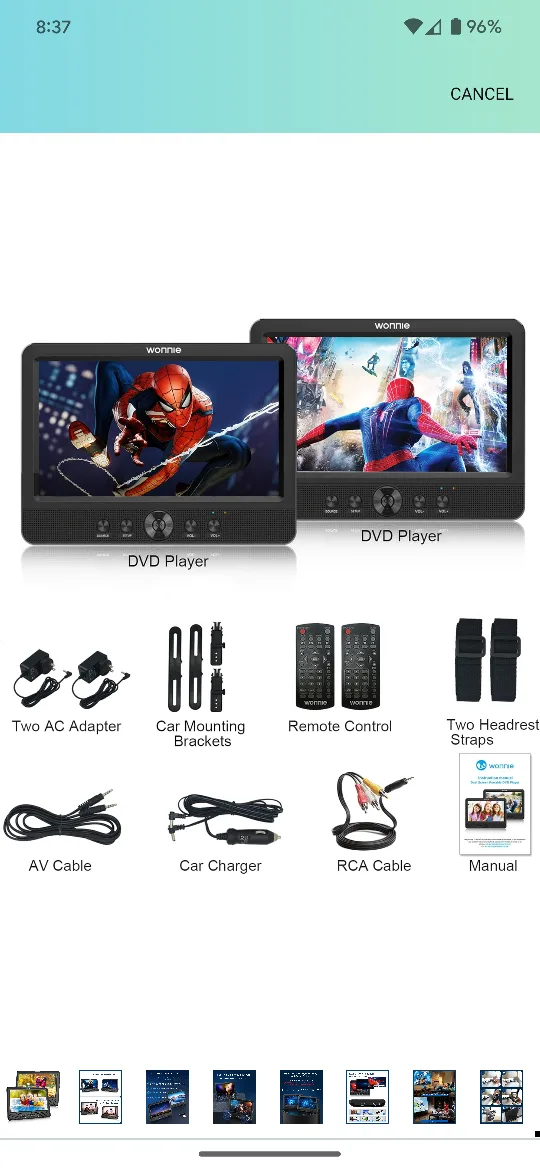 Dual Screen DVD Player image indicator(5)