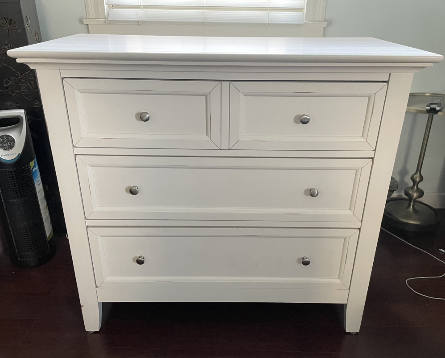 Off White Dresser with 3 Drawers - photo 2
