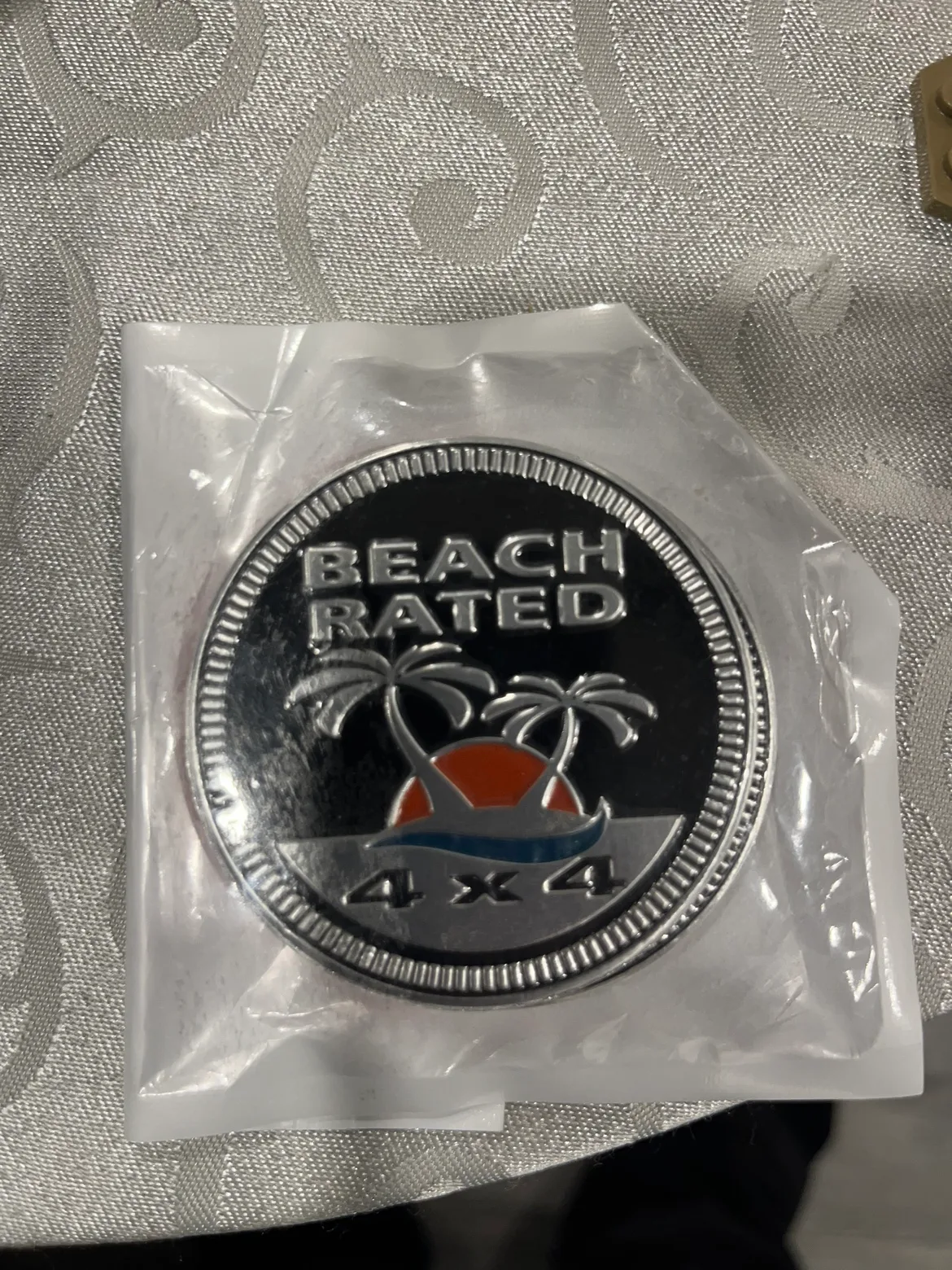 Jeep Beach Rated 4x4 Emblem thumbnail
