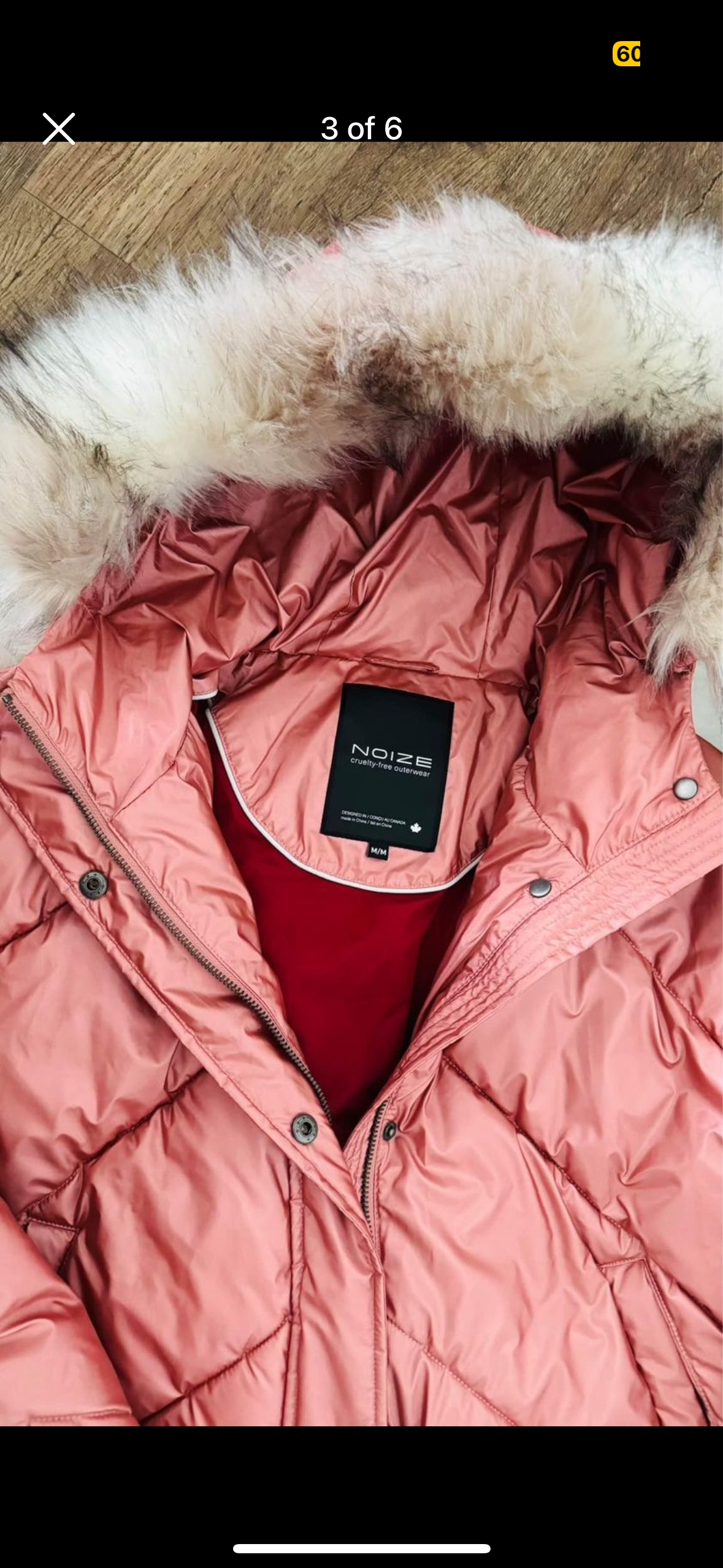 Noize Pink Puffer Jacket - photo 3