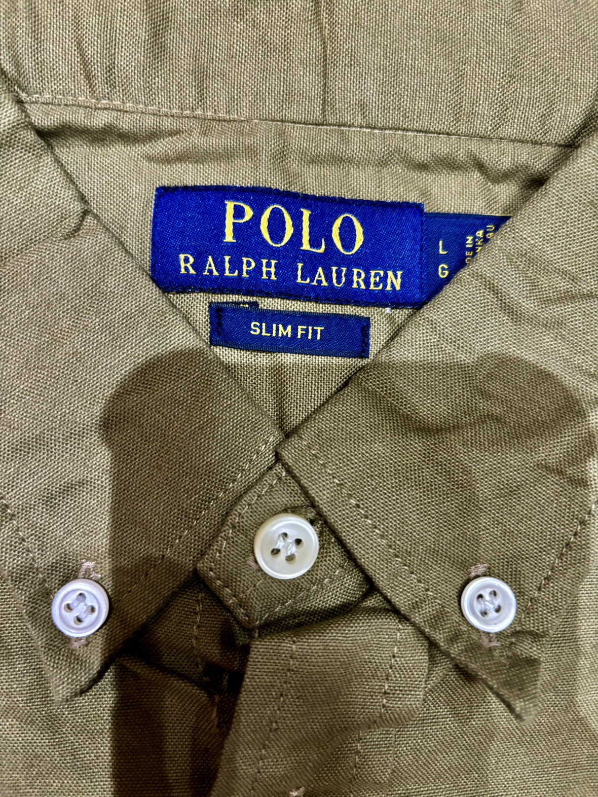 Polo Ralph Lauren Green Long Sleeve Button Down Shirt - photo 5