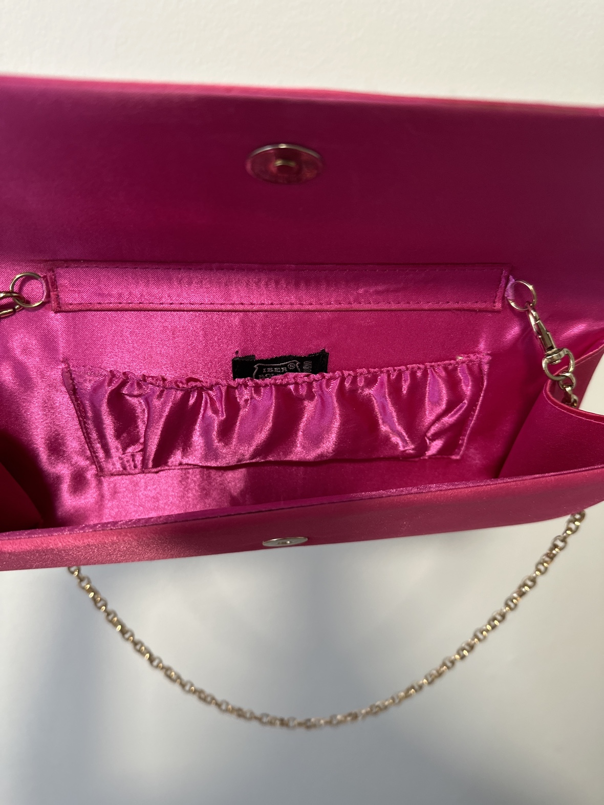 Pink Satin Clutch #freecycle - photo 3