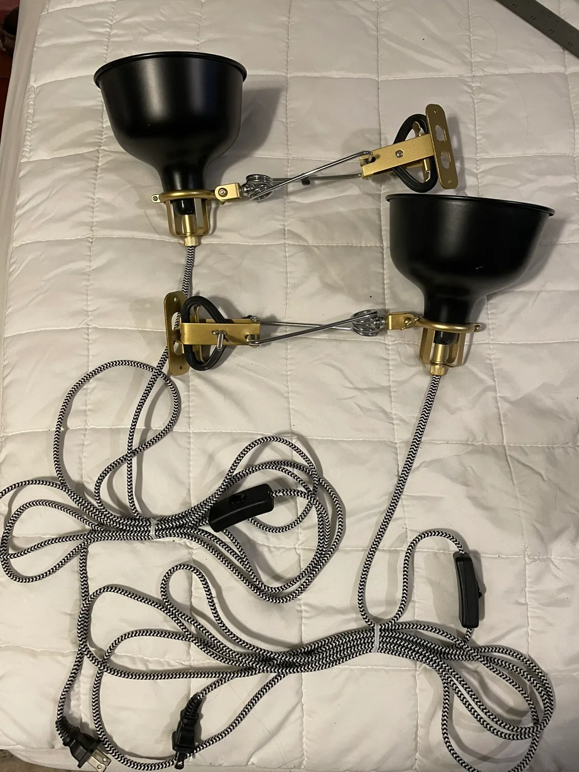 Two IKEA RANARP Wall/Clamp Lights image indicator(2)