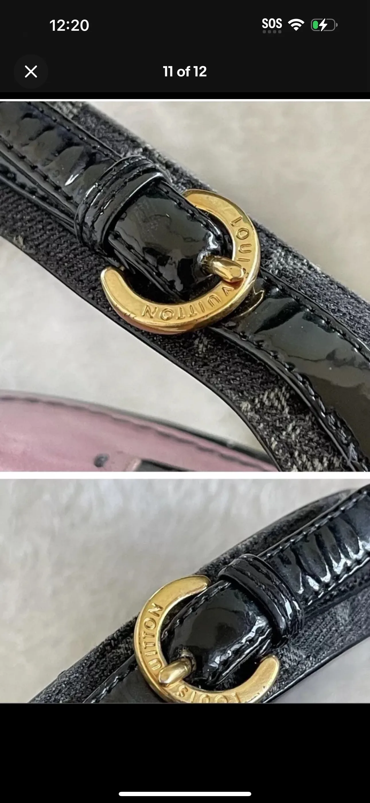 Authentic Louis Vuitton Wedge Sandals size 7.5 image indicator(10)