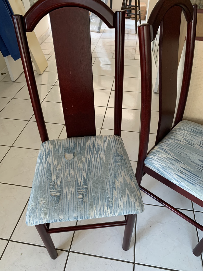 Redwood chairs