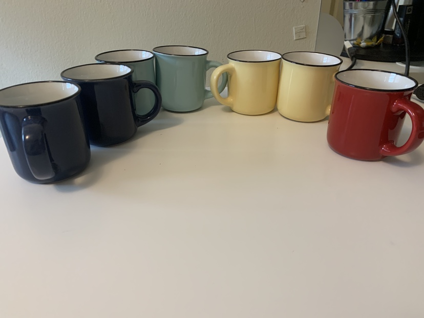 Set of 7 Espresso Mugs - NEW!