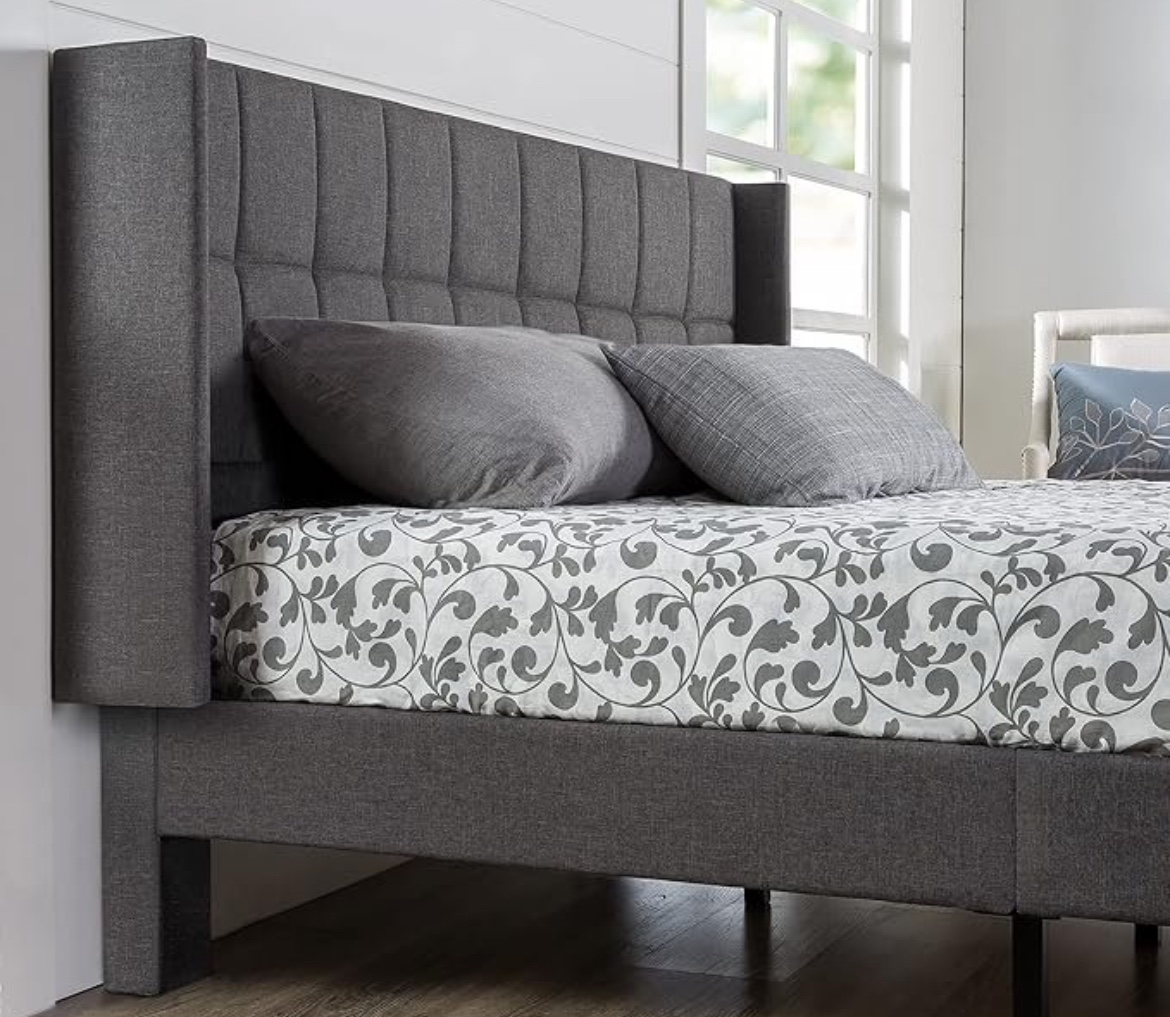 King Size Upholstered Bed Frame - photo 5